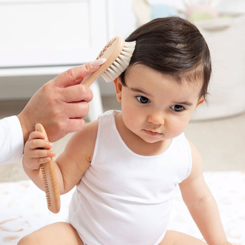 Living Textiles Baby Brush 3 Piece Set image number 2